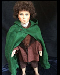 S-GROSSLE-SCHMIDT 28 PORCELAIN DOLL FRODO157-1000 (RARE DOLL)